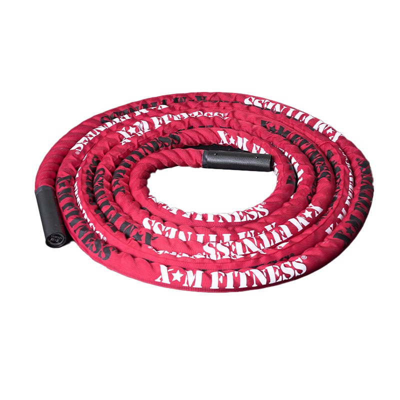 XM FITNESS Commercial 30′ Battle Rope with Sleeve