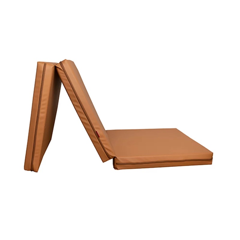 BenchK Foldable Gymnastic Mattress  Brown