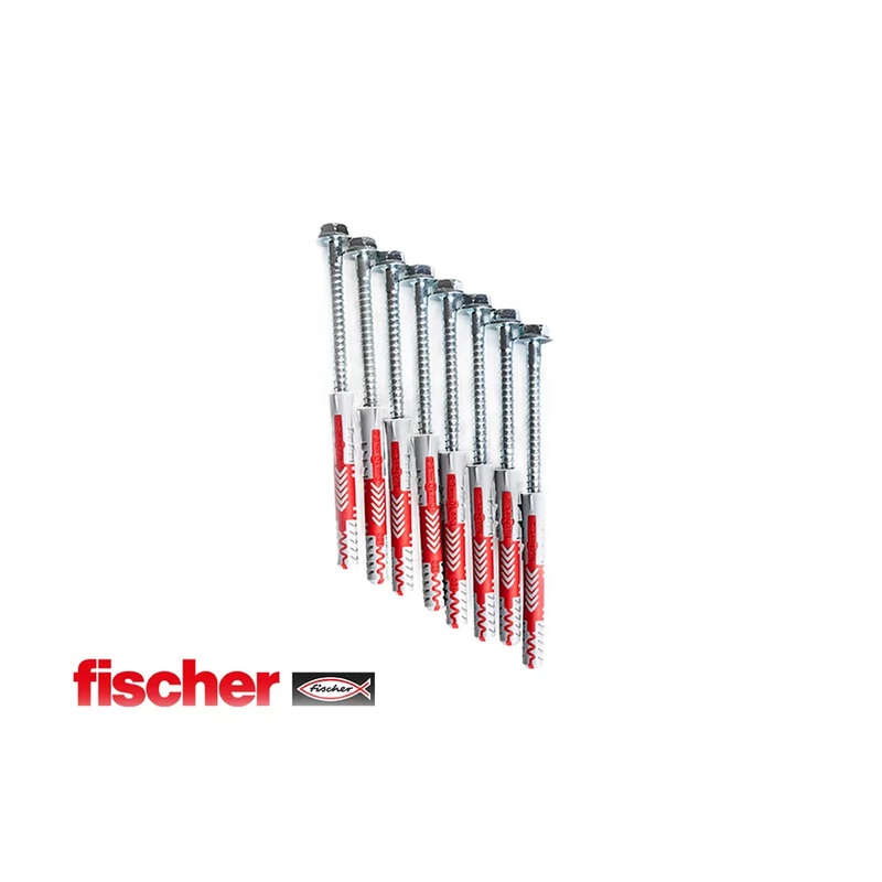 BenchK – KM8 Fischer 1080 Expansion Plugs with BenchK Wall Bars Screws (8 pcs)