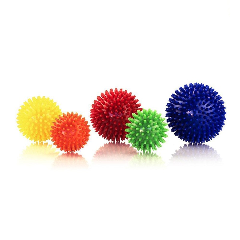 Aeromat Massage Ball|6cm – Orange|7cm – Green|8cm – Yellow|9cm – Red|10cm – Blue|Full Set (1 each)