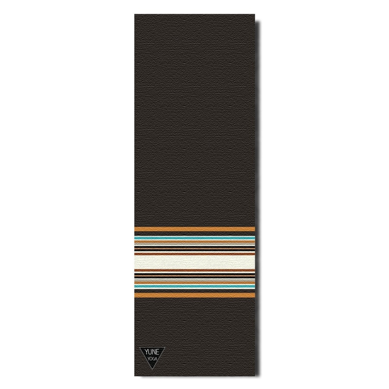 Yune Yoga – Yoga Mat | 6mm Thick | Multi Color Striped | Non-Slip | Eco Friendly | Yune Yoga | Lizard Rock