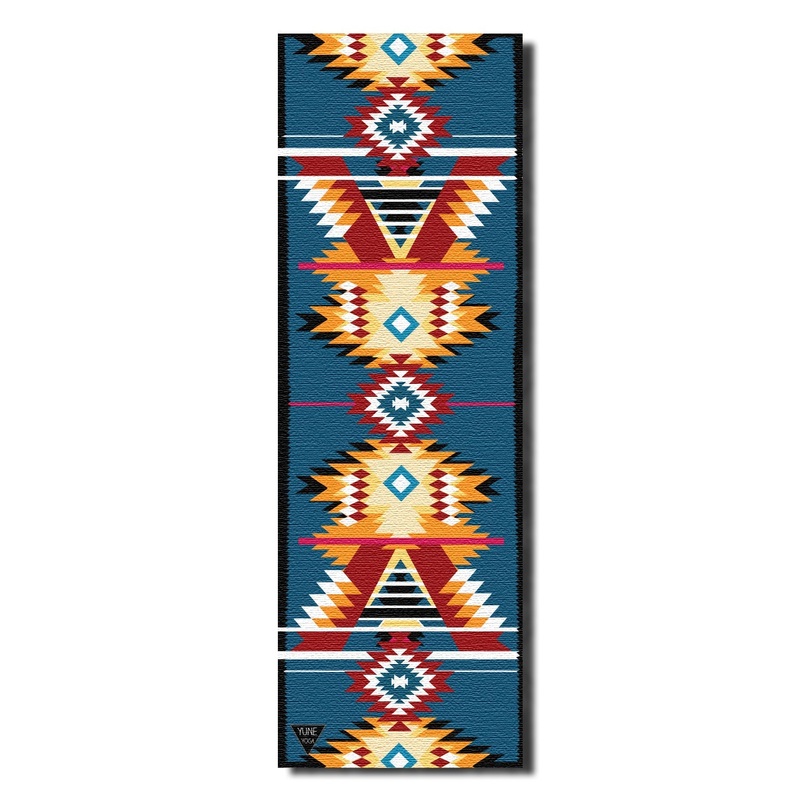 Yune Yoga – Yoga Mat | 6mm Thick | Multi Color Striped | Non-Slip | Eco Friendly | Yune Yoga | Snake River