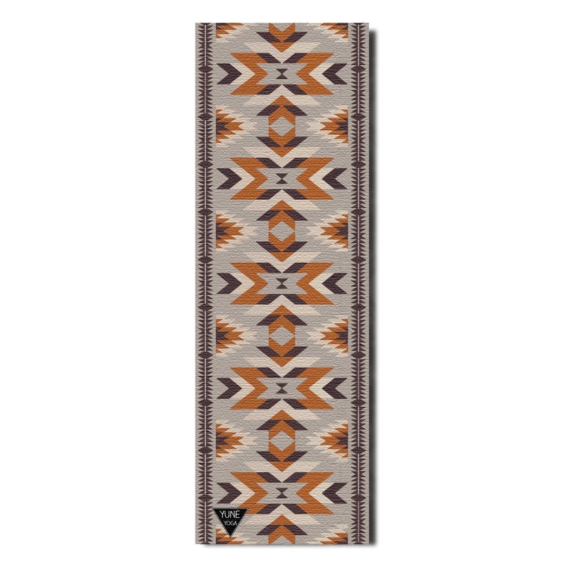 Yune Yoga – Yoga Mat | 6mm Thick | Multi Color Striped | Non-Slip | Eco Friendly | Yune Yoga | Teton Canyon