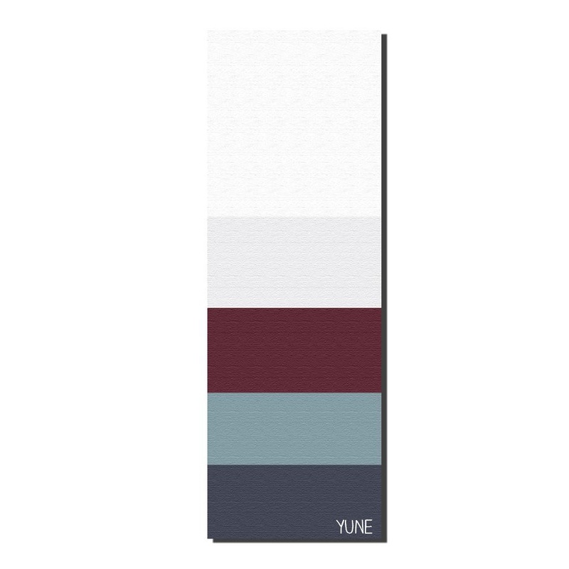 Yune Yoga – Yoga Mat | 6mm Thick | Multi Color Striped | Non-Slip | Eco Friendly | Yune Yoga | Tofino