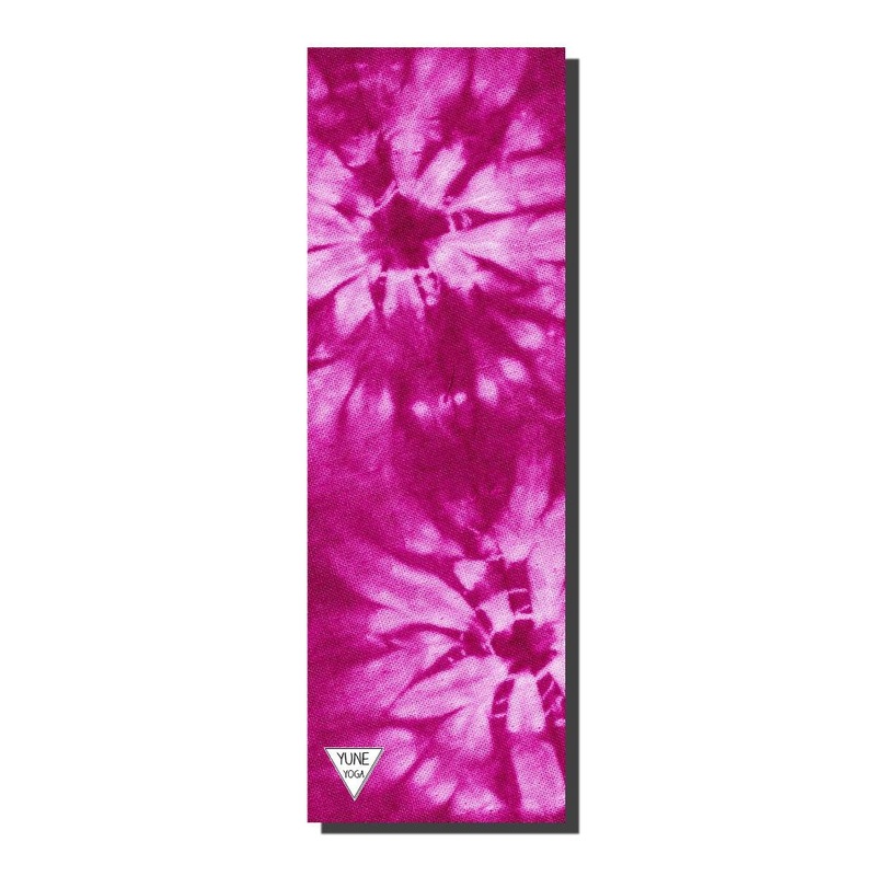 Yune Yoga – Yoga Mat | 6mm Thick | Pink Tie Dye | Non-Slip | Eco Friendly | Yune Yoga | Elan
