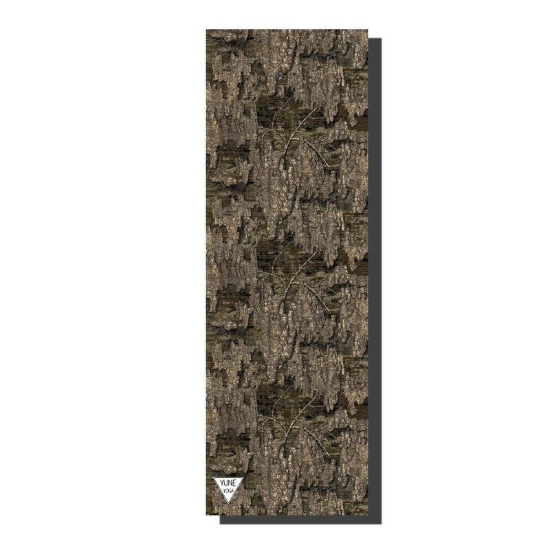 Yune Yoga – Yoga Mat | 6mm Thick | RealTree | Non-Slip | Eco Friendly | Yune Yoga | Timber Pattern