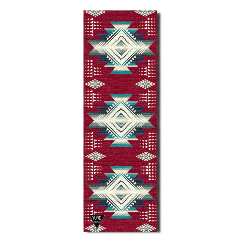 Yune Yoga – Yoga Mat | 6mm Thick | Red | Non-Slip | Eco Friendly | Yune Yoga | Buffalo Hills Lava