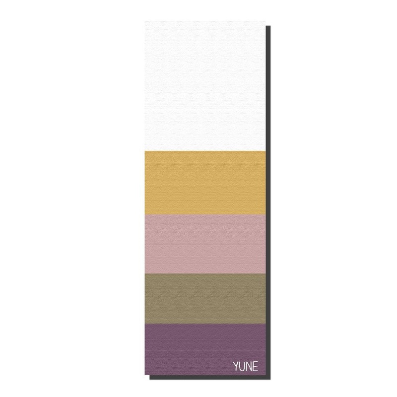 Yune Yoga – Yoga Mat | 6mm Thick | Striped | Non-Slip | Eco Friendly | Yune Yoga | Biarritz