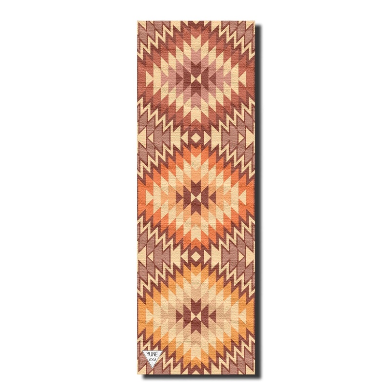 Yune Yoga – Yoga Mat | 6mm Thick | Tan | Non-Slip | Eco Friendly | Yune Yoga | Red Rocks Sunrise