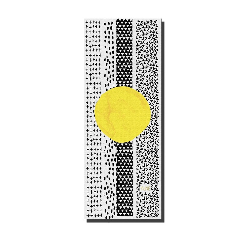 Yune Yoga – Yoga Mat | 6mm Thick | White Black | Non-Slip | Eco Friendly | Yune Yoga | Jagger