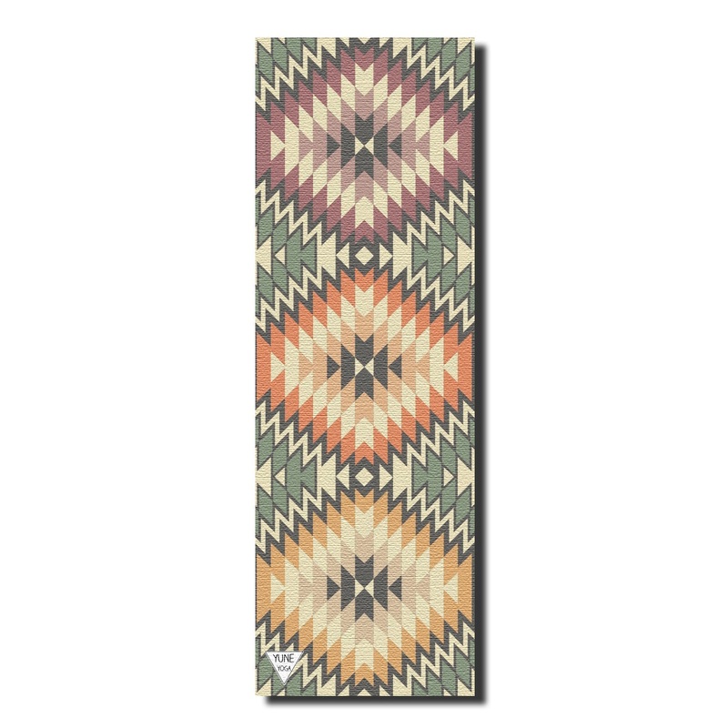 Yune Yoga – Yoga Mat | 6mm Thick | Yellow | Non-Slip | Eco Friendly | Yune Yoga | Red Rocks Morning Dew
