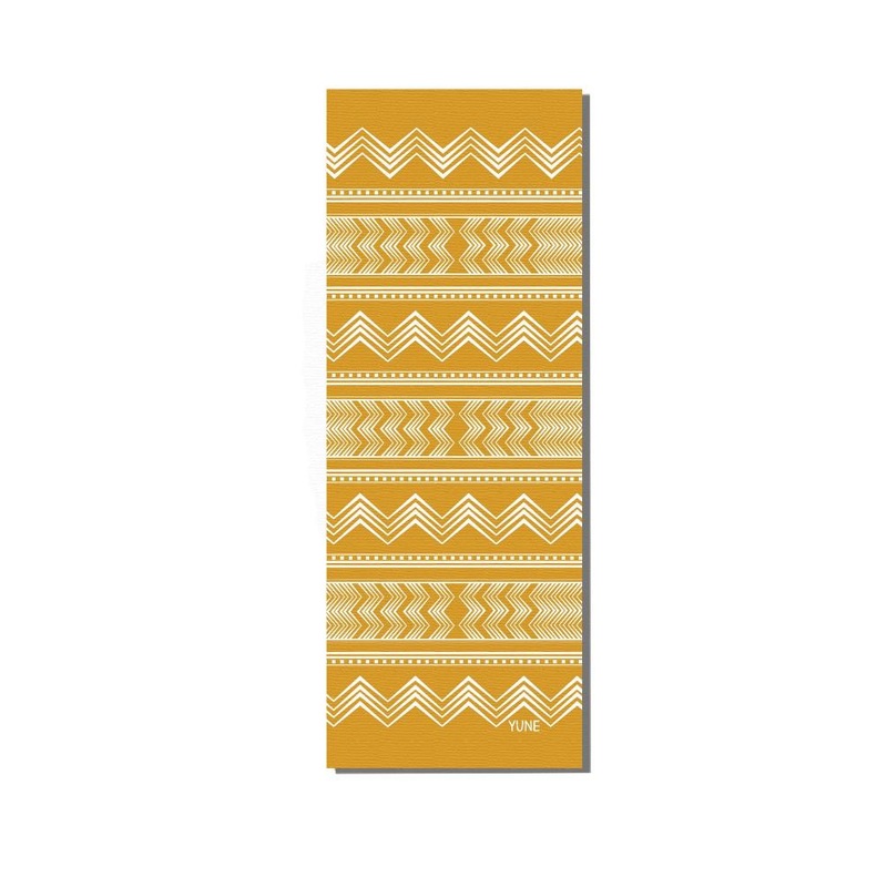 Yune Yoga – Yoga Mat | 6mm Thick | Yellow | Non-Slip | Eco Friendly | Yune Yoga | Wes.