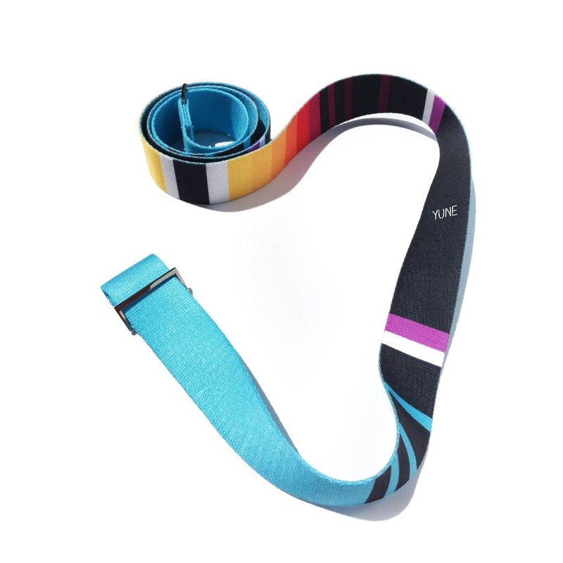 Yune Yoga – Yoga Strap | Stretching Strap | Metal Buckles | Blue | Yune Yoga | The Horatio