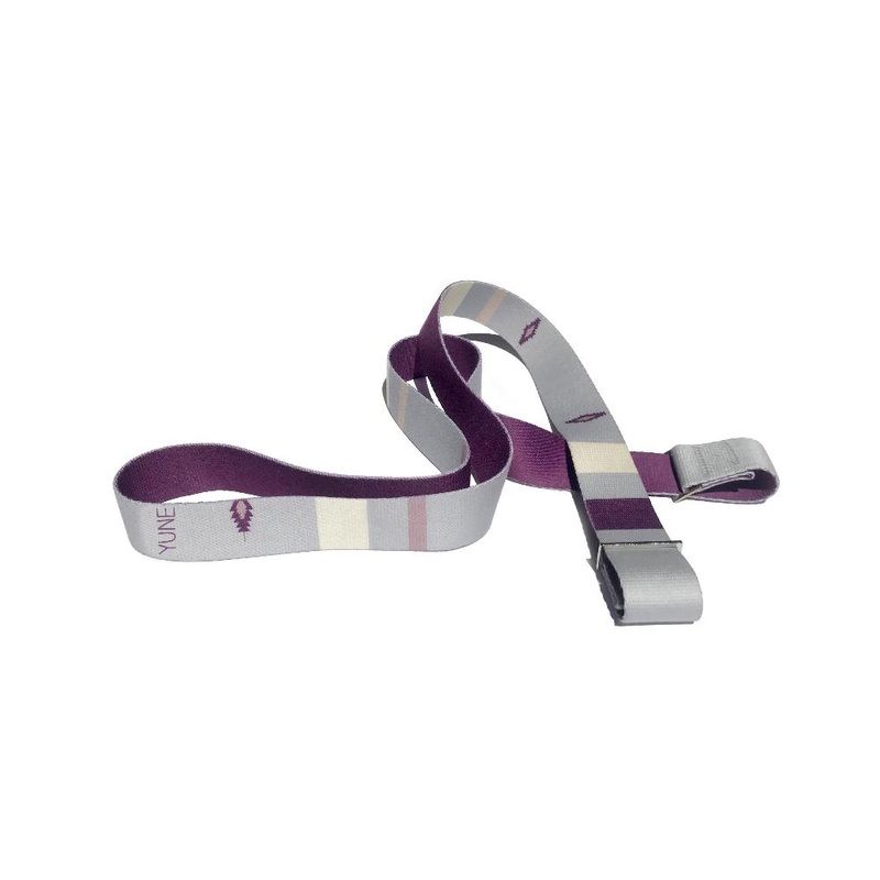 Yune Yoga – Yoga Strap | Stretching Strap | Metal Buckles | Grey | Yune Yoga | The Suzy