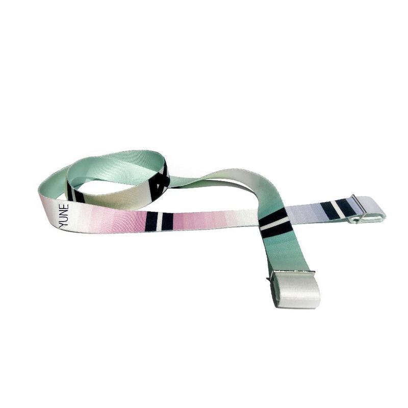 Yune Yoga – Yoga Strap | Stretching Strap | Metal Buckles | Multi Color | Yune Yoga | The Helena