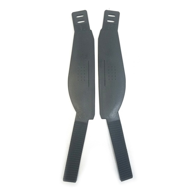 Pedal Straps Auto Adjustable Pair Black