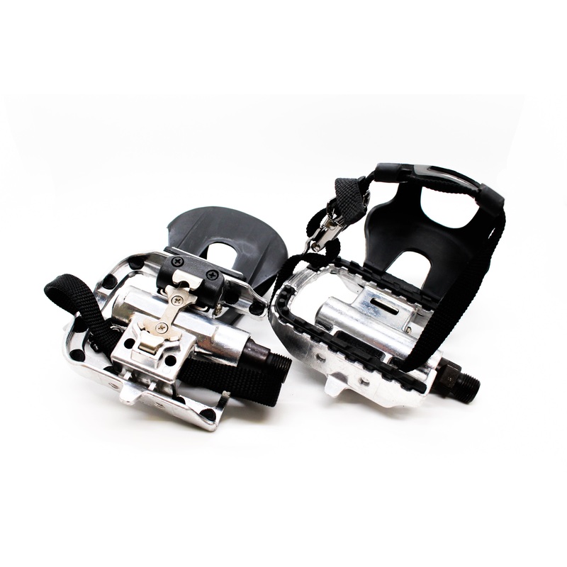Pedal with Toe Clip and Strap -1/2- PAIR