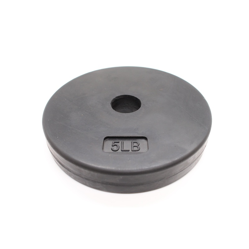 Standard 1 Gympak Machined Plate – Rubber – 5 LB