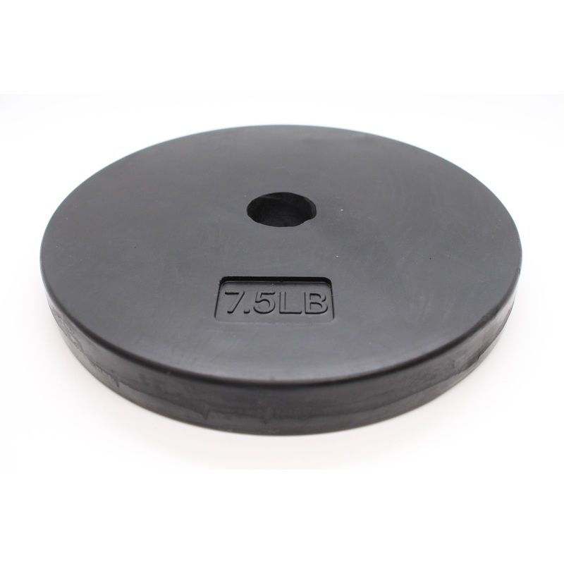Standard 1 Gympak Machined Plate – Rubber – 7.5 LB