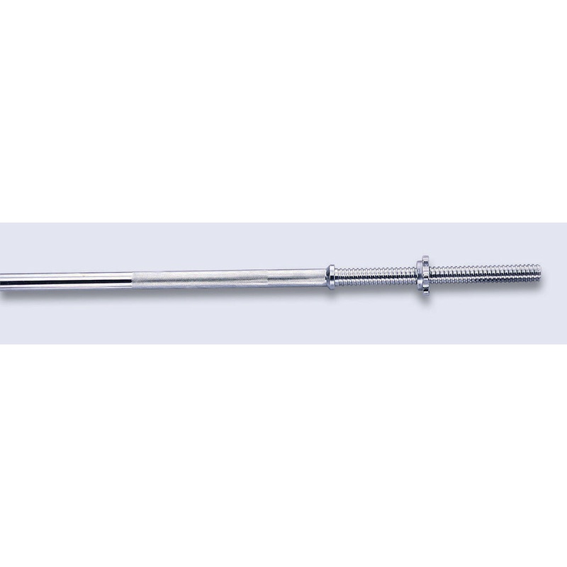 Threaded Barbell Bar – 1 x 72 with Star Lock Collars