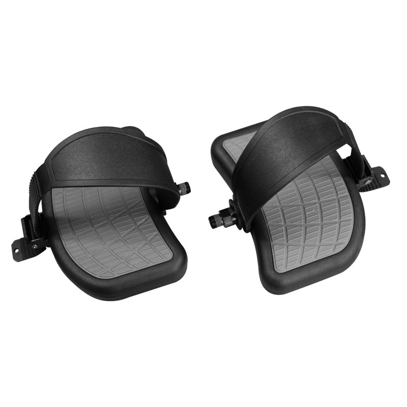 Pedal Black/Gray 9/16 Pair W/Auto Adjustable Straps