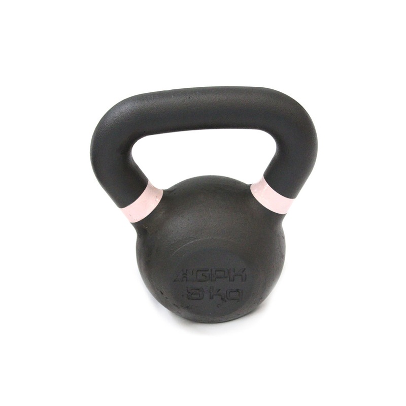 Black Powder Coated KettleBell – 8Kg/18LB