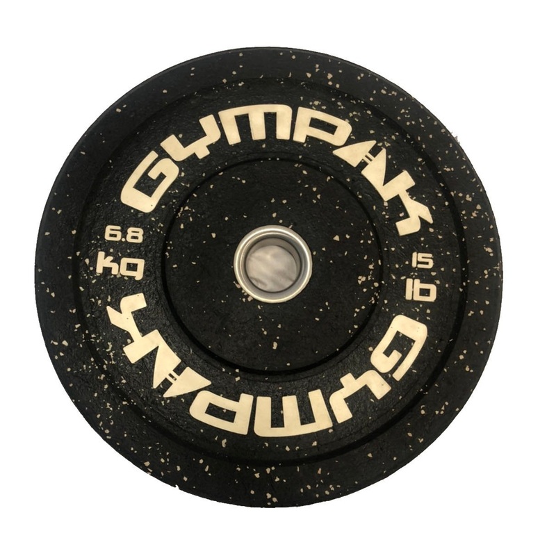 Crumb Bumper Olympic Plate – White – 15lb