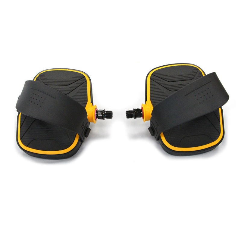 Matrix Bike Pedal Set 9/16 W/Auto Adjustable Straps