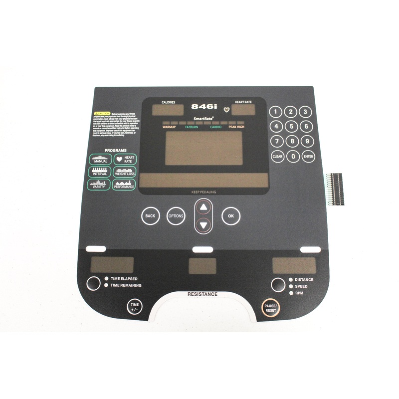 PRECOR C846IEXPERIENCE OVERLAY KEYPAD
