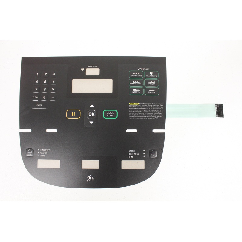 PRECOR P10-815 BIKE OVERLAY KEYPAD