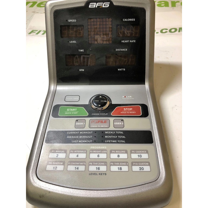 Advanced Fitness Group 4.0AR #078971 Console -USED- REF# TMH5724-5MA