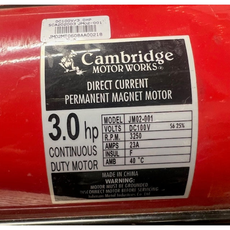 Johnson Cambridge Motor (JM02-001) (NEW) REF#TMH21121-1BD