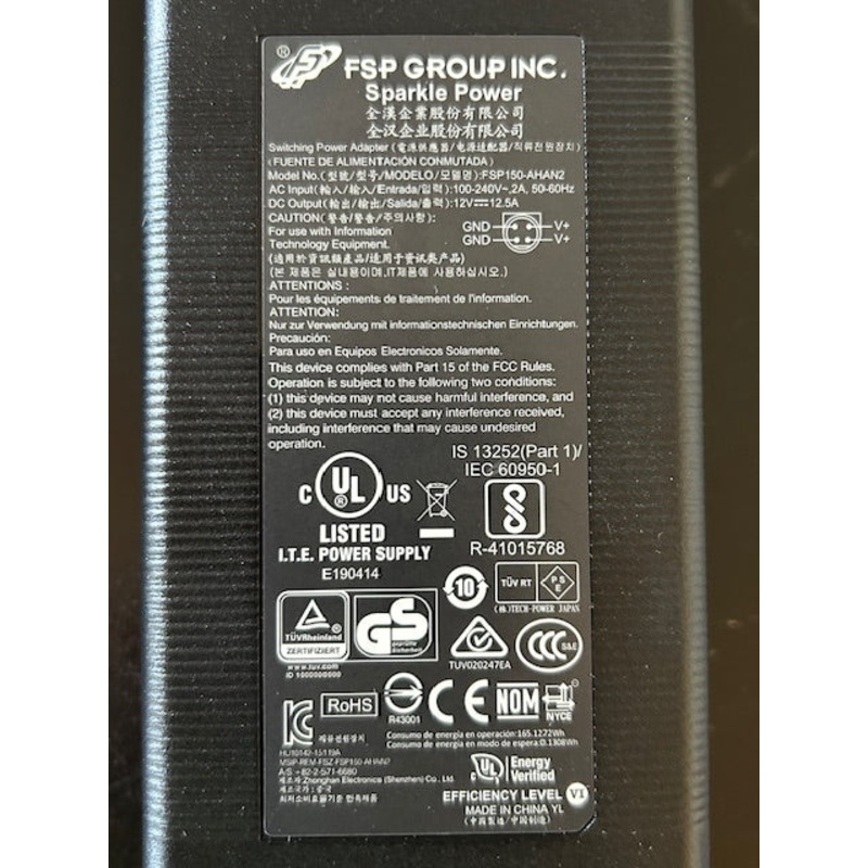 12-Volt Power Supply (NEW) REF#TMH82825-1MA