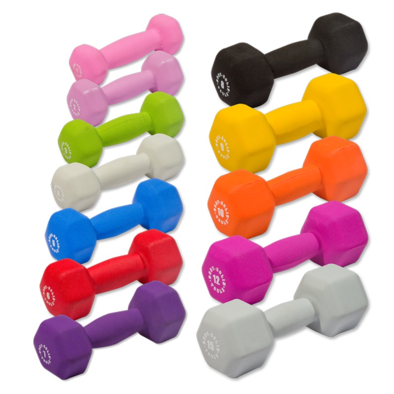 Bodysolid 1LB Neoprene Dumbbell