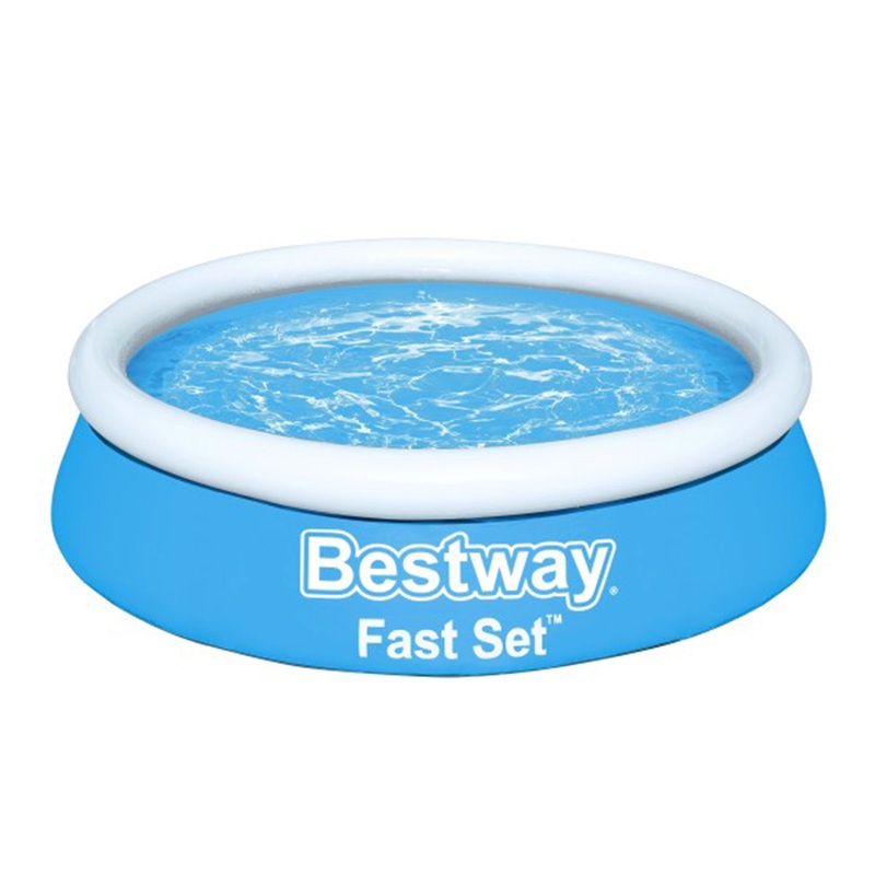 Bestway Fast Set 6′ x 20 Round Inflatable Above Ground Outdoor Swimming Pool