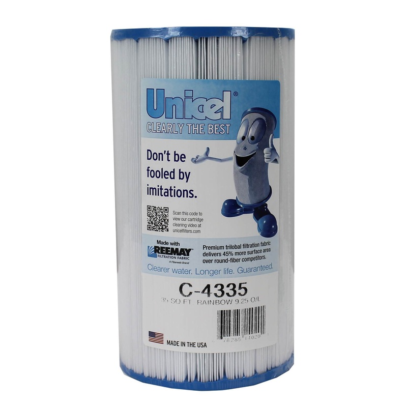 Unicel C-4335 Replacement 35 Sq Ft Pool Hot Tub Spa Filter Cartridge, 219 Pleats