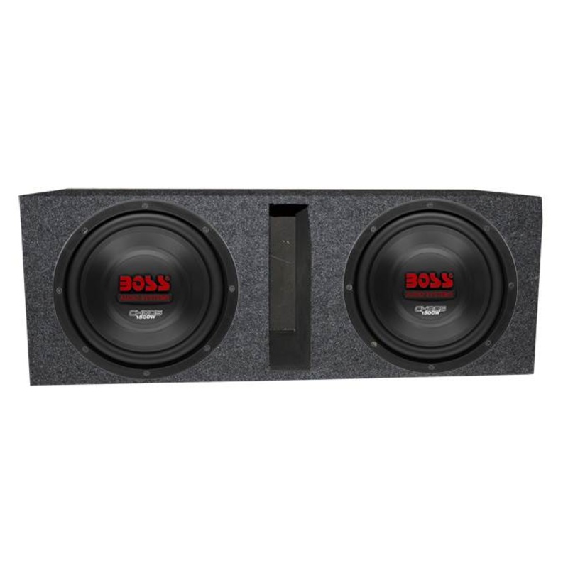 2) Boss CH10DVC 10 3000W Car Subwoofers Subs Woofers 4 Ohm+Vented Box Enclosure