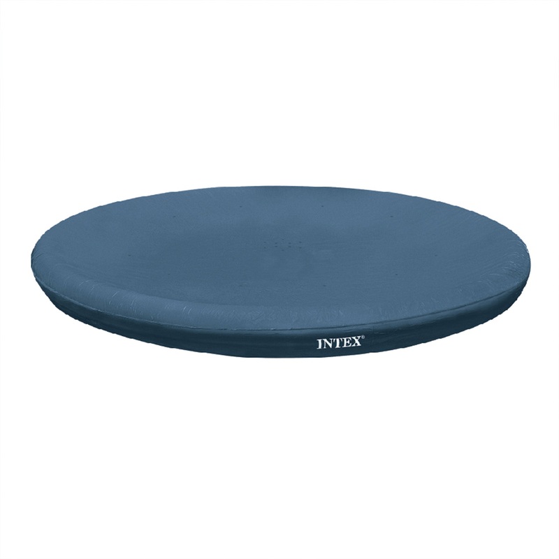 2) Intex 8′ Easy Set Swimming Pool Debris Vinyl Cover Tarp | 28020E (Open Box)