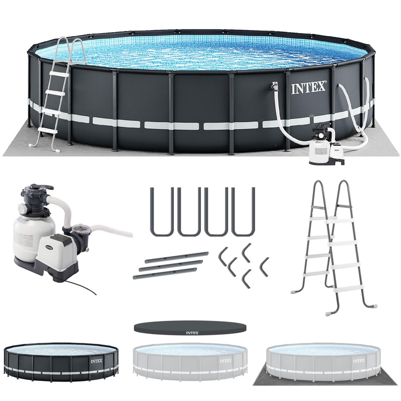 20’x48 Ultra XTR Frame Pool Set w/2100 GPH Filter + Accessories (Open Box)