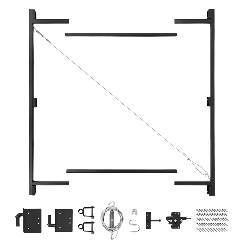 Adjust-A-Gate Steel Frame Gate Building Kit, 36-60 Wide Opening 7′ High (Used)