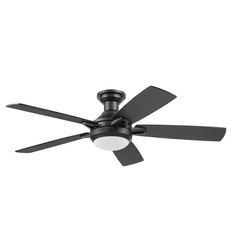 Honeywell Radstock 52 Ceiling Fan w/ Remote, & Reversible Blades, Matte Black