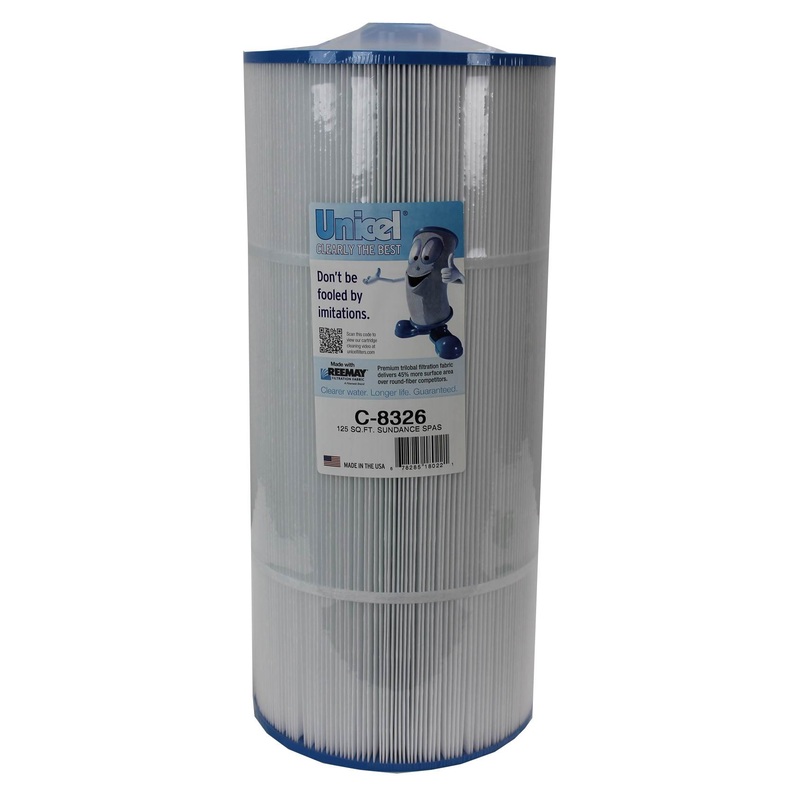 Unicel C-8326 Replacement 125 Sq Ft Hot Tub Spa Filter Cartridge, 199 Pleats