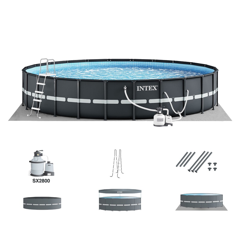 24’x52 Ultra XTR Frame Pool Set w/2800 GPH Filter + Accessories (Open Box)