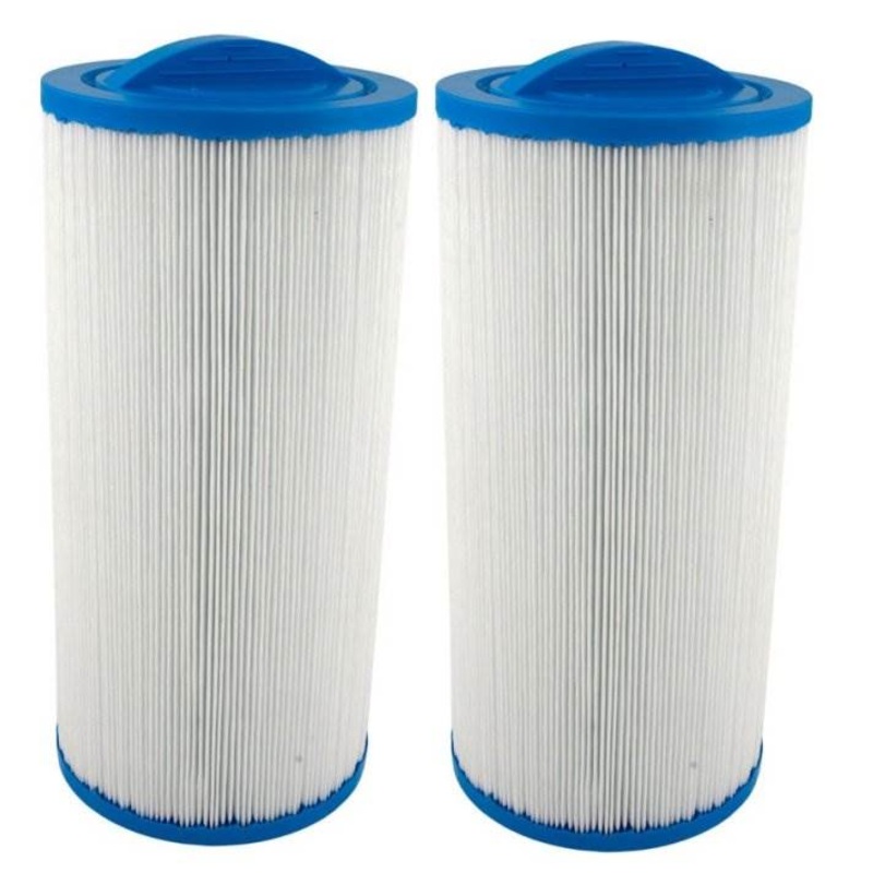 Unicel 4CH-24 Replacement 25 Sq Ft Filter Cartridge for Spa, 173 Pleats (2 Pack)