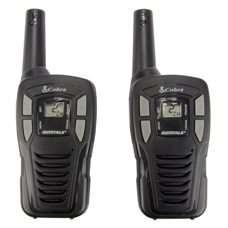 2 COBRA MicroTalk 16-Mile 22-Channel FRS/GMRS 2-Way Walkie Talkie Radios (Used)