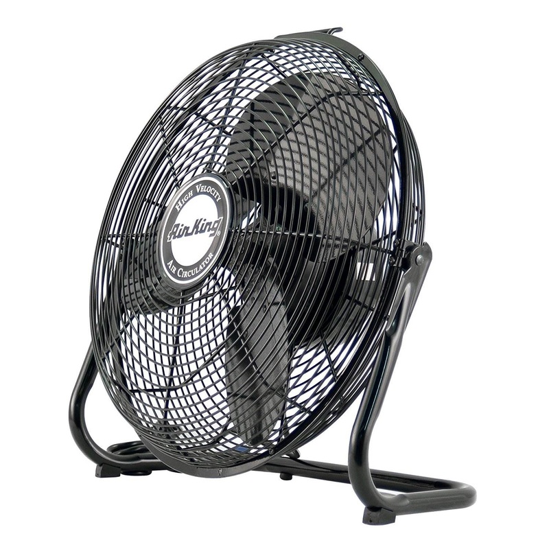Air King 12 1/25 HP 3-Speed Industrial Grade Open Motor Floor Fan (Open Box)