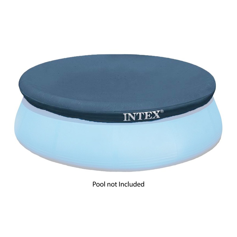 2) Intex 15′ Easy Set Swimming Pool Debris Vinyl Cover Tarp | 28023E (Open Box)
