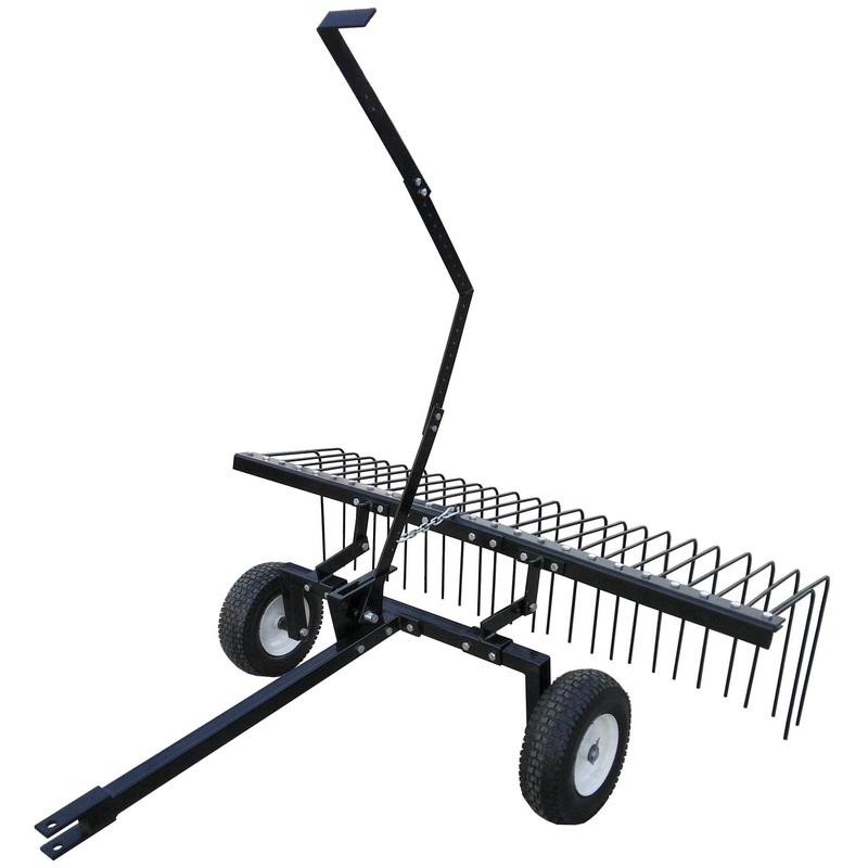 Yard Tuff 60 Pine Straw Outdoor Garden Rake for ATV / UTV (Open Box)