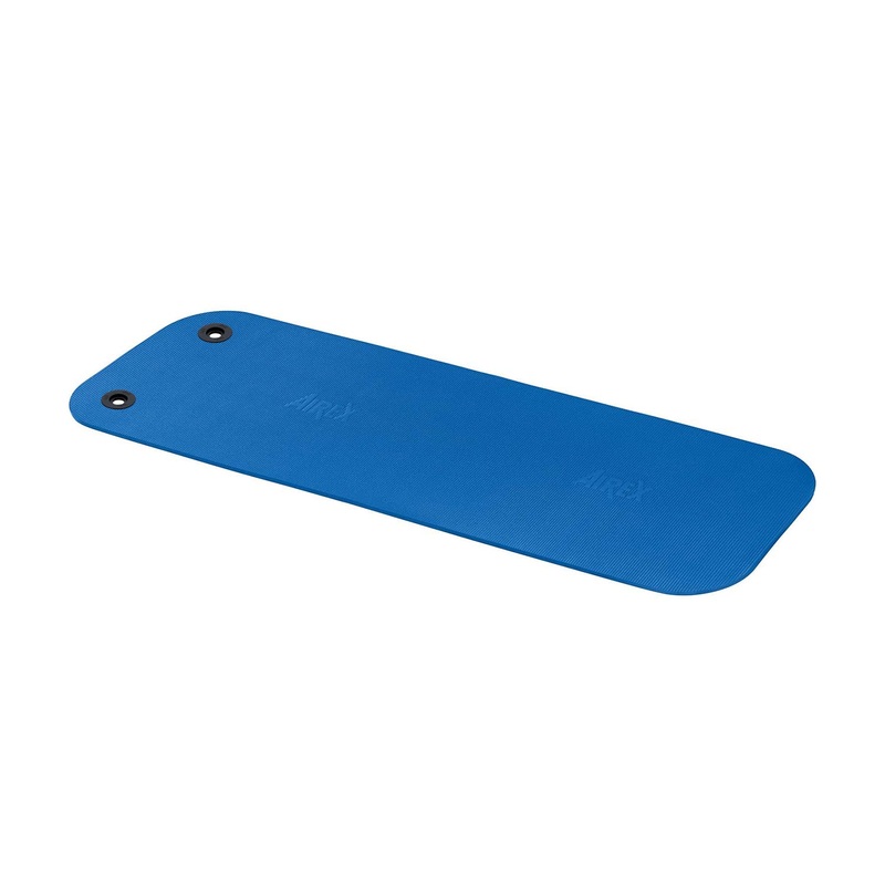 AIREX Coronella Foam Fitness Mat With Grommets for Yoga & More, Blue (Used)