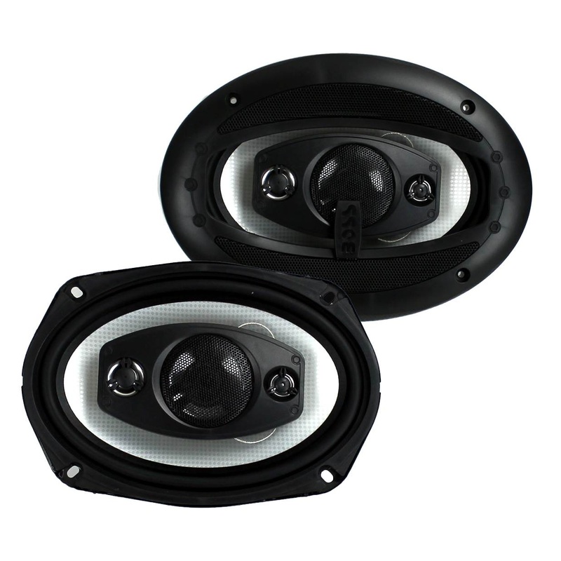 2) New Boss Riot R94 6×9 500W 4 Way Car Coaxial Audio Speakers Stereo PAIR